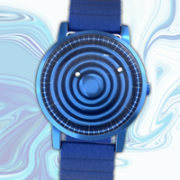 Wave Blue cuero sintético magnético azul (con vidrio)