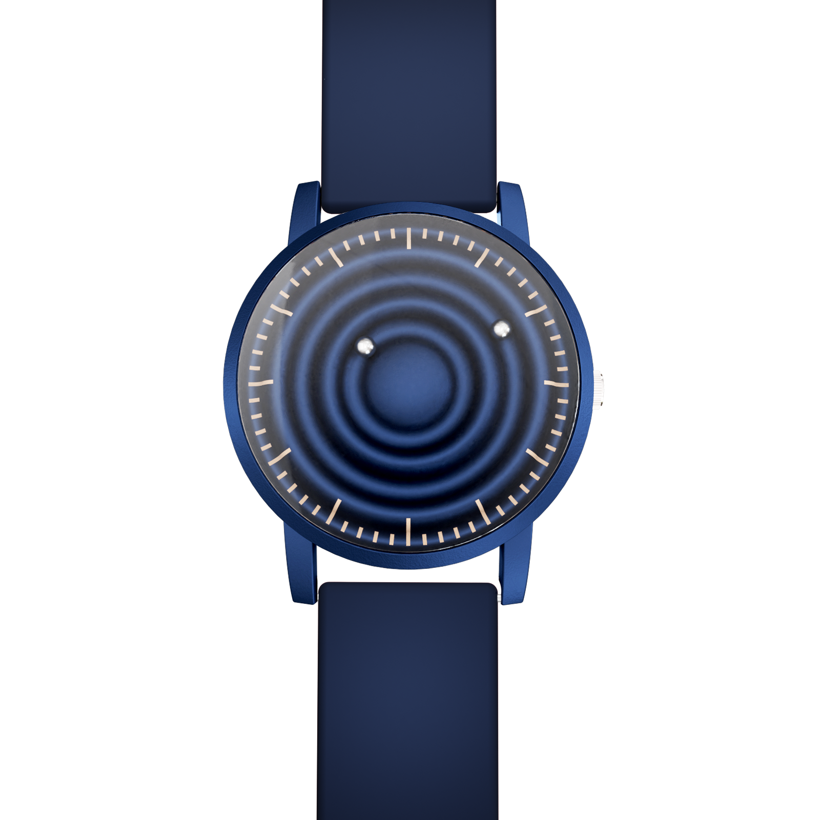 Magneto-Watch-Wave-Blue-Silikon-Blau-Front